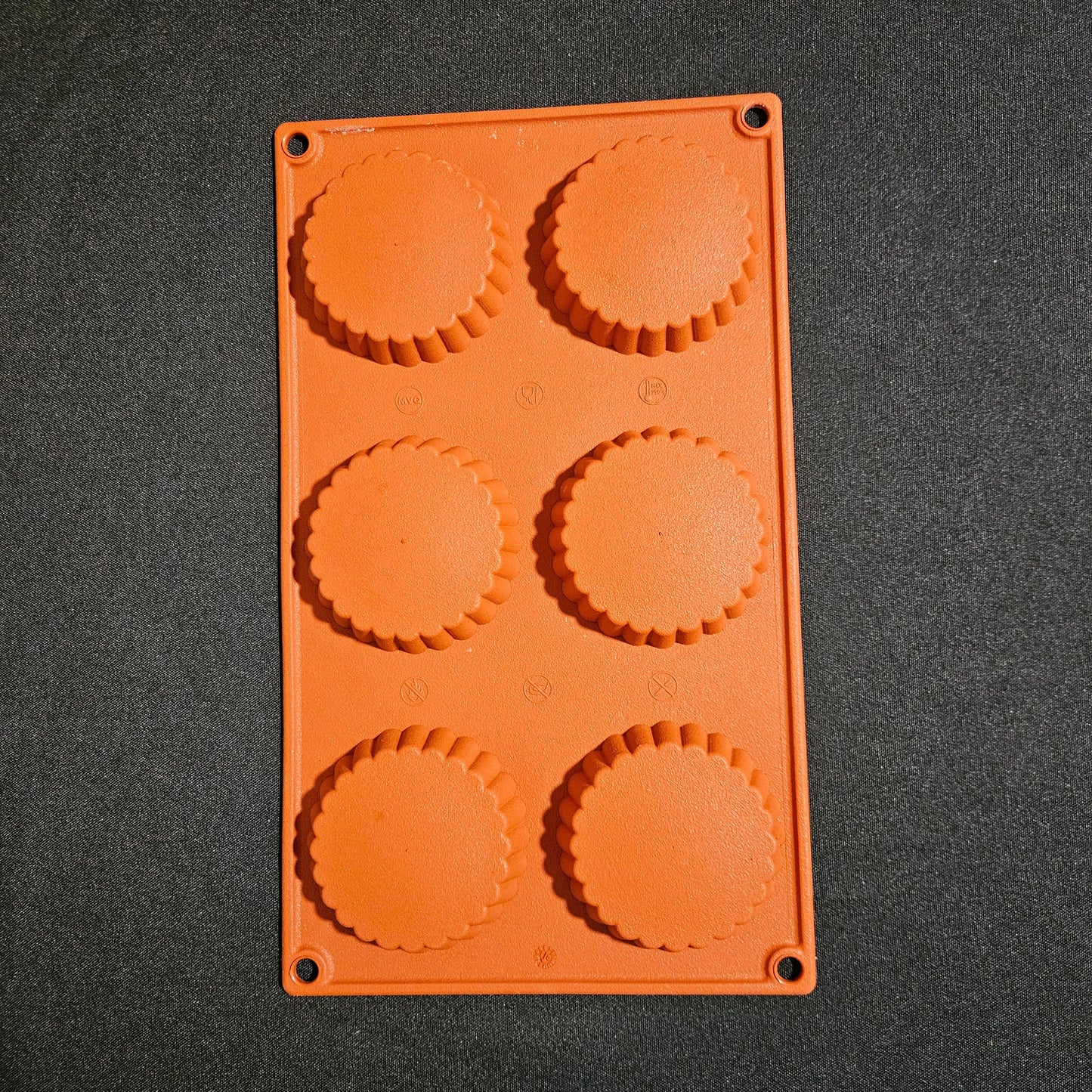 Moule en silicone tartelettes cannelées Gastroflex