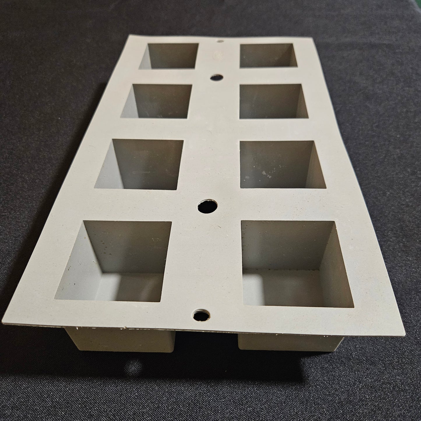 Moule en silicone 8 carrés De Buyer