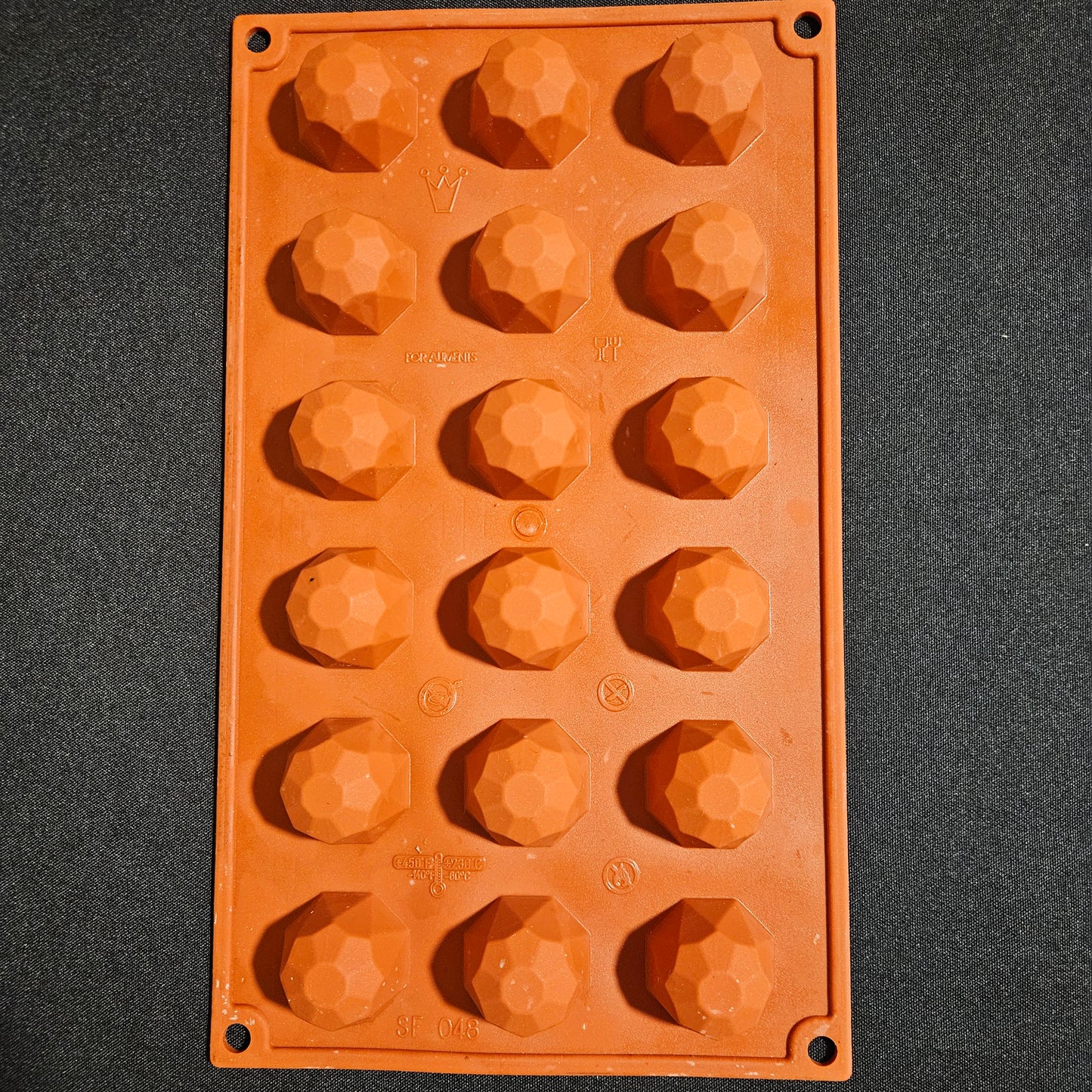 Moule en silicone mini diamants Silikomart