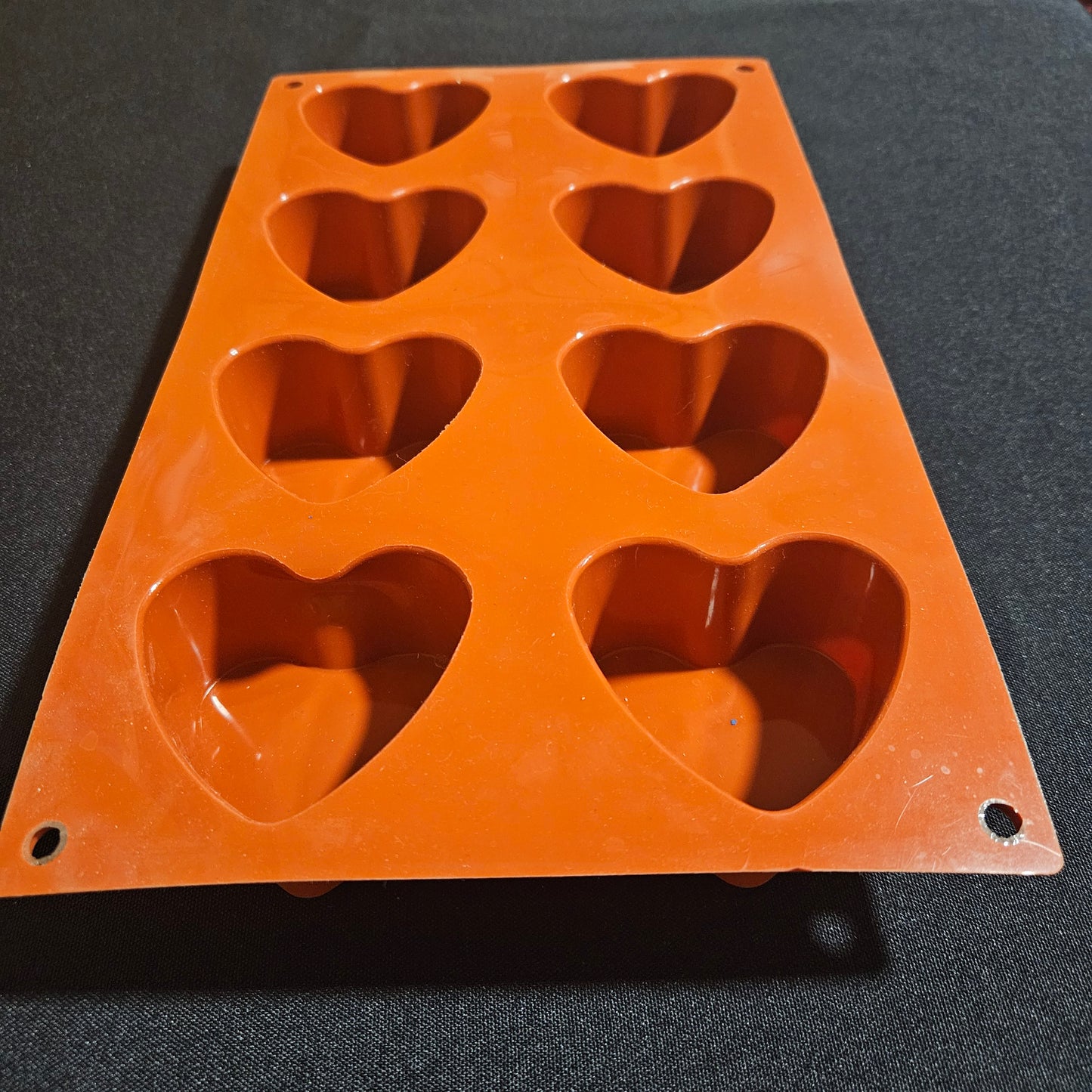 Moule en silicone cœurs Silikomart