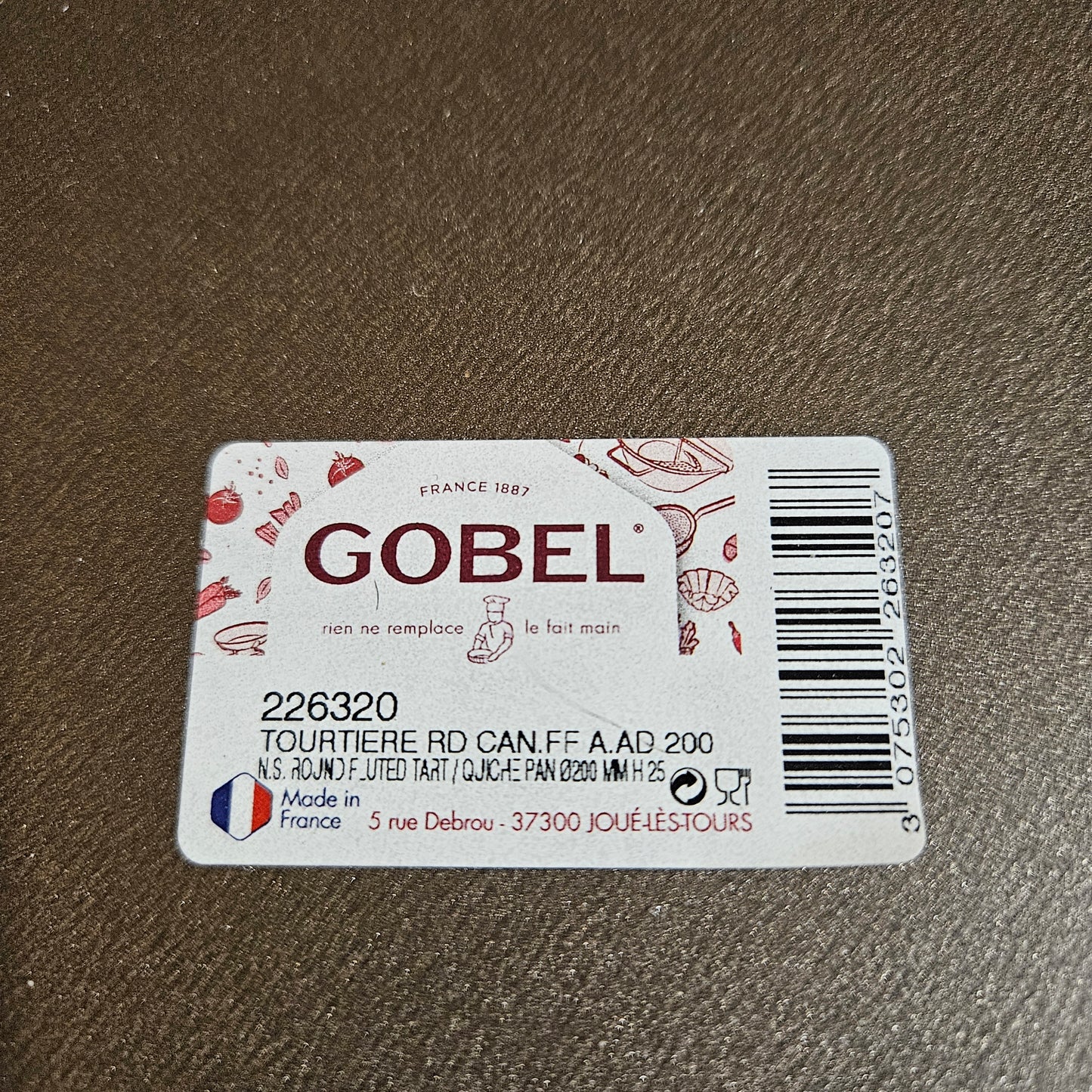 Moule tourtière Gobel 200mm