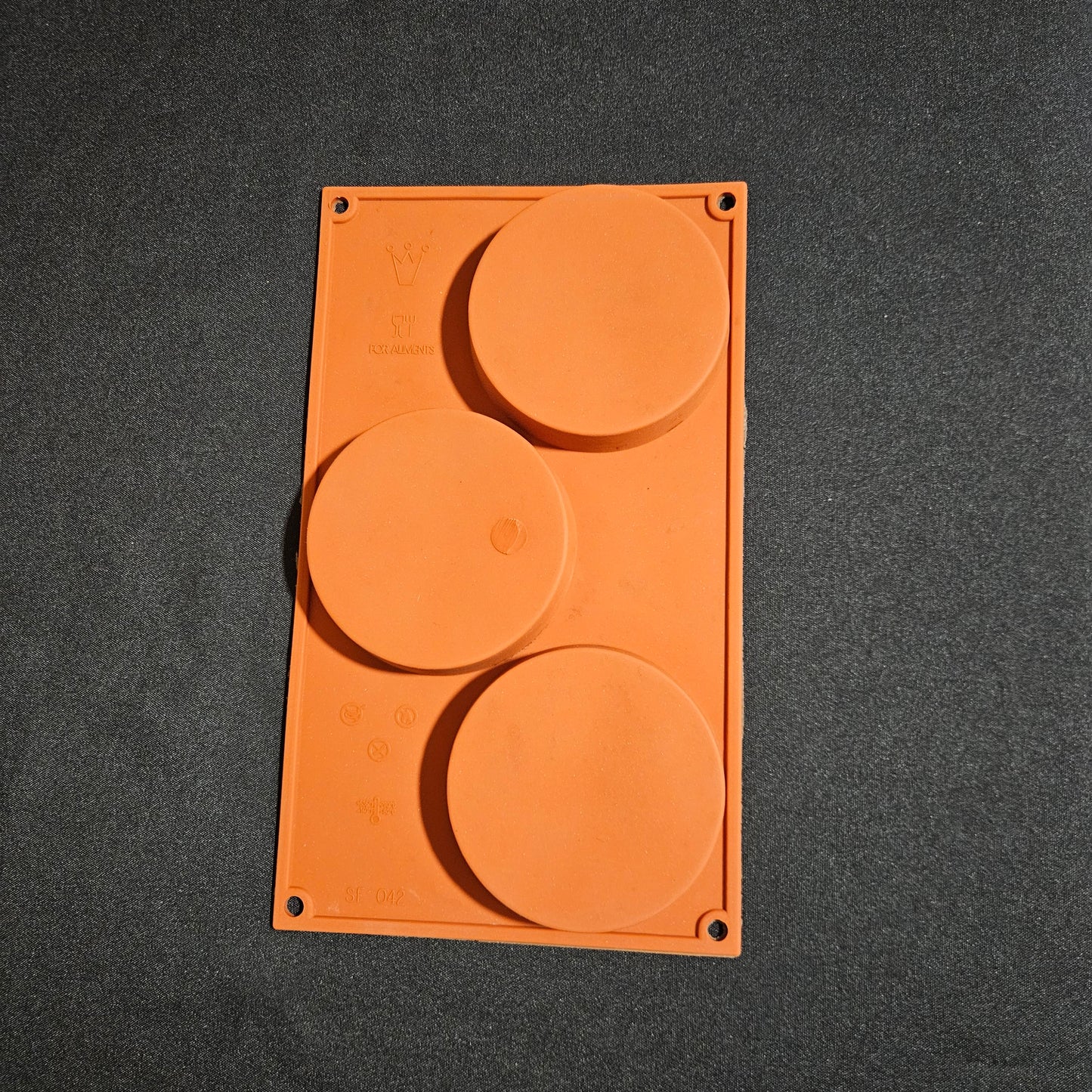 Moule en silicone 3 grands ronds Silikomart