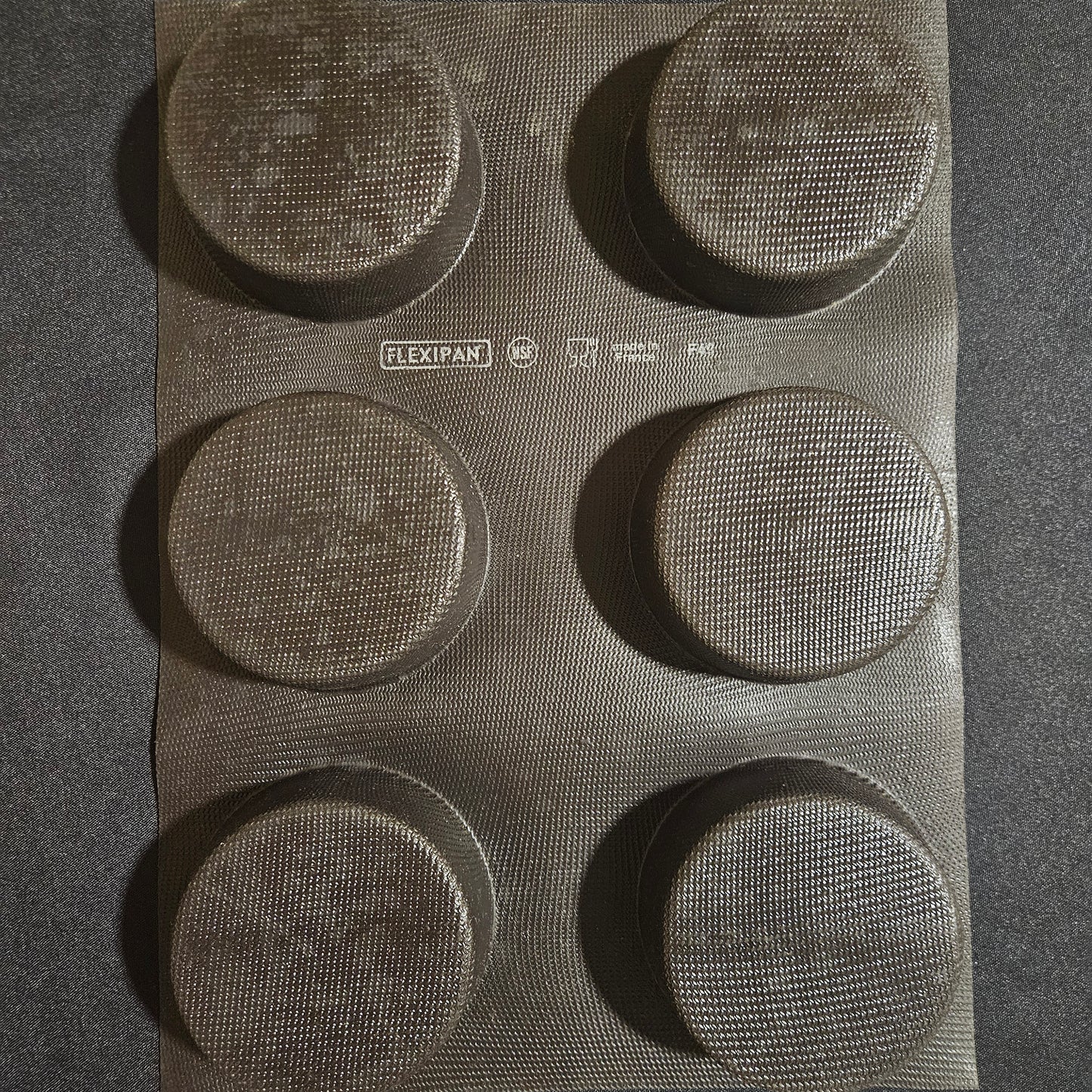 Moule en silicone 6 grands ronds Flexipan