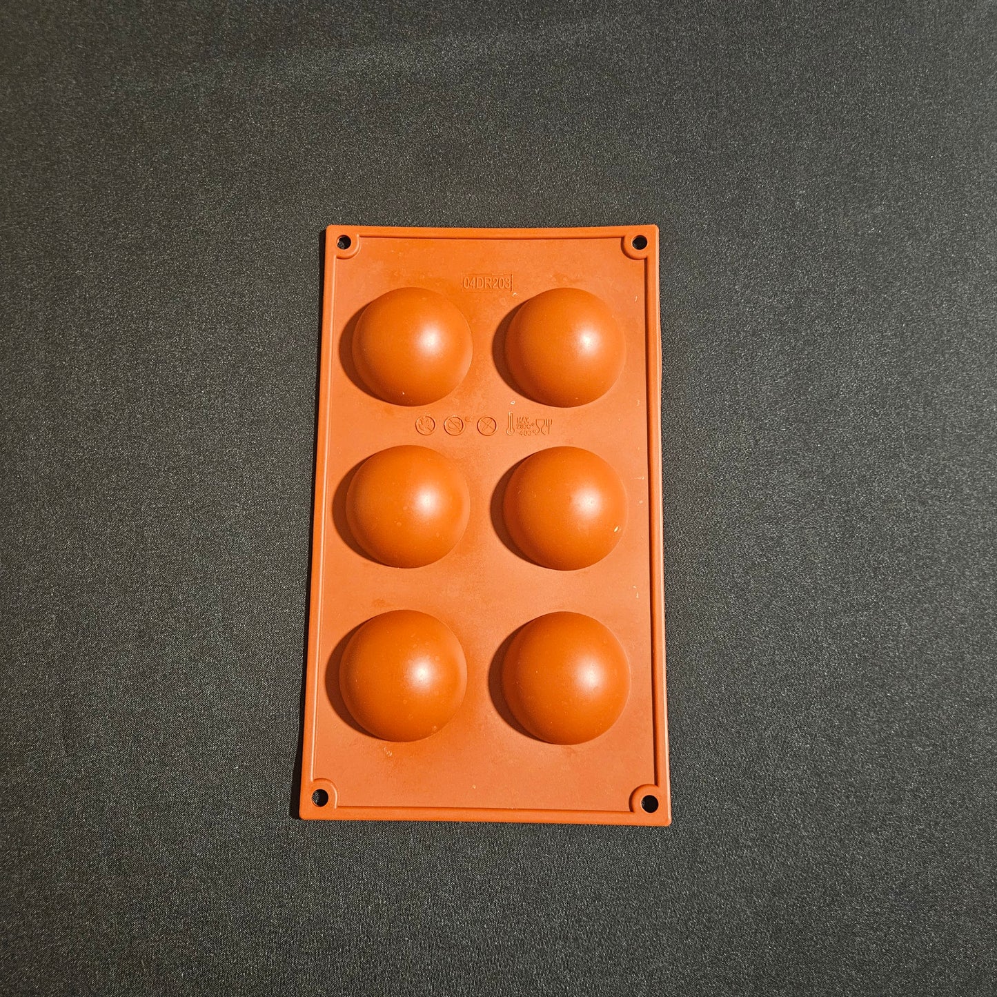 Moule en silicone Demi sphères Déco Relief 6cm