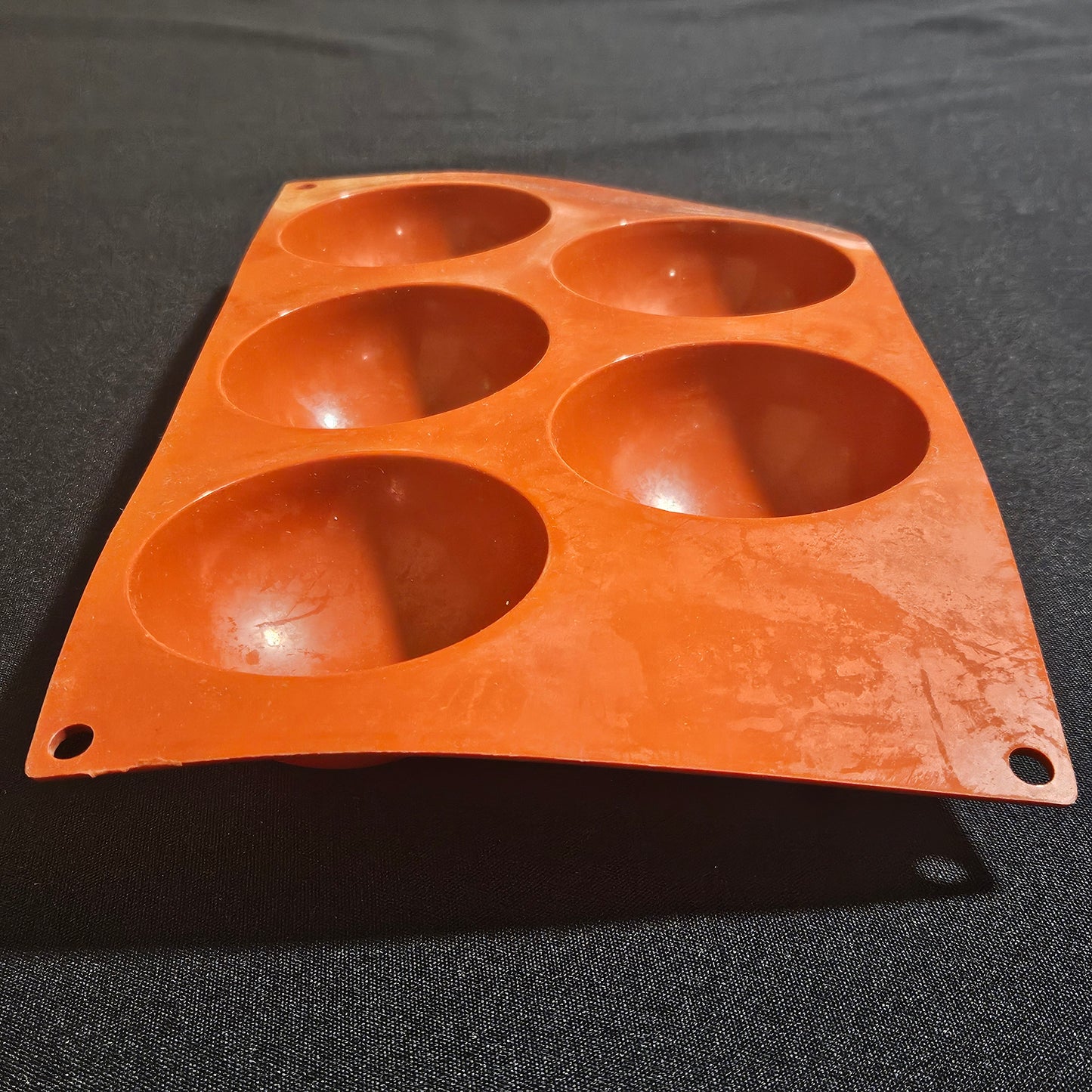 Moule en silicone Demi sphères Déco Relief 8cm