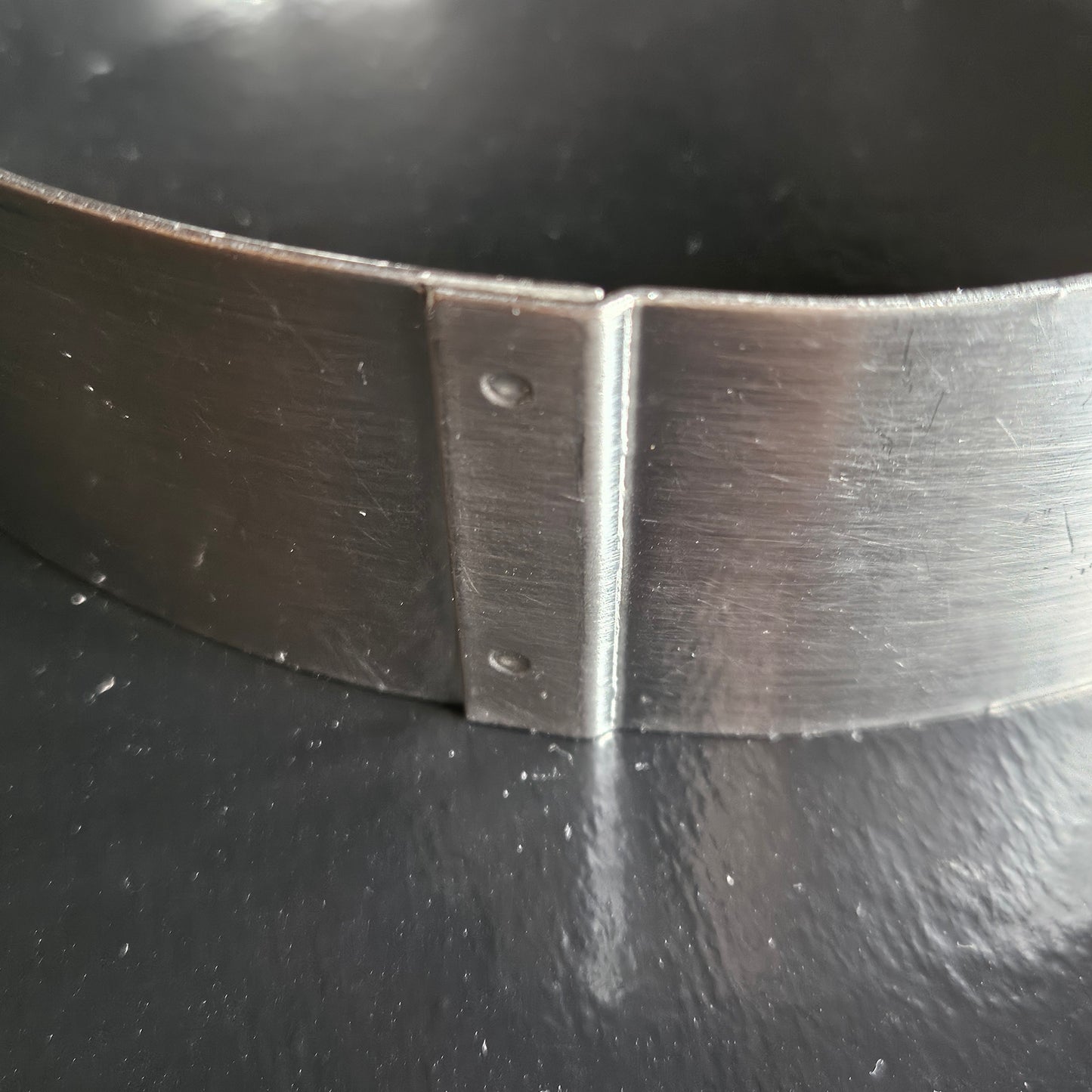 Cercle en inox Chef Inox, hauteur 4.5 cm.