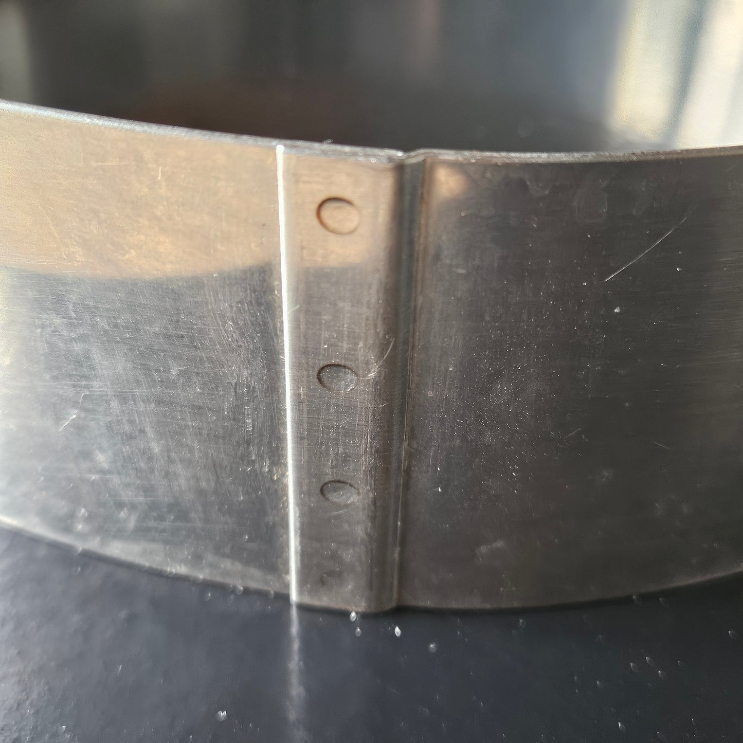 Cercle en inox Gobel, Hauteur 6cm.