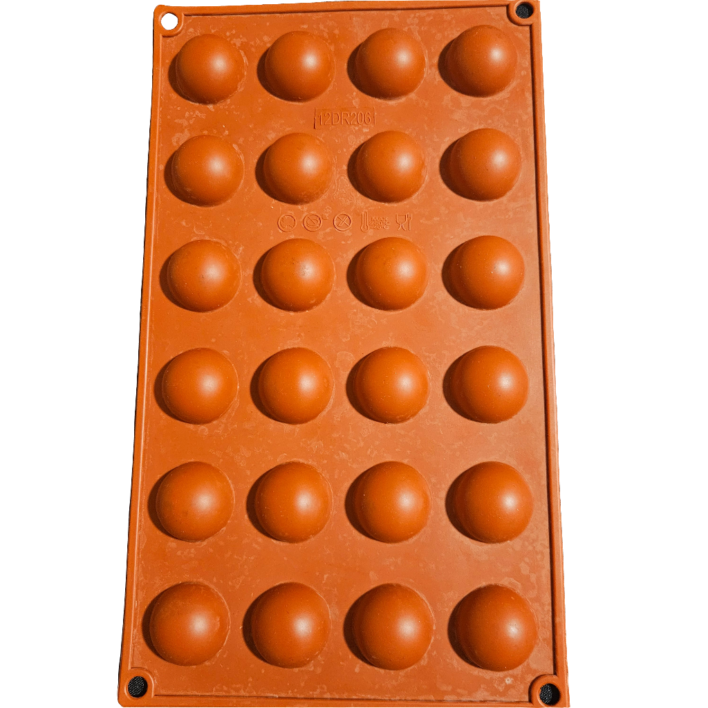 Moule en silicone Demi sphères Déco Relief 3cm