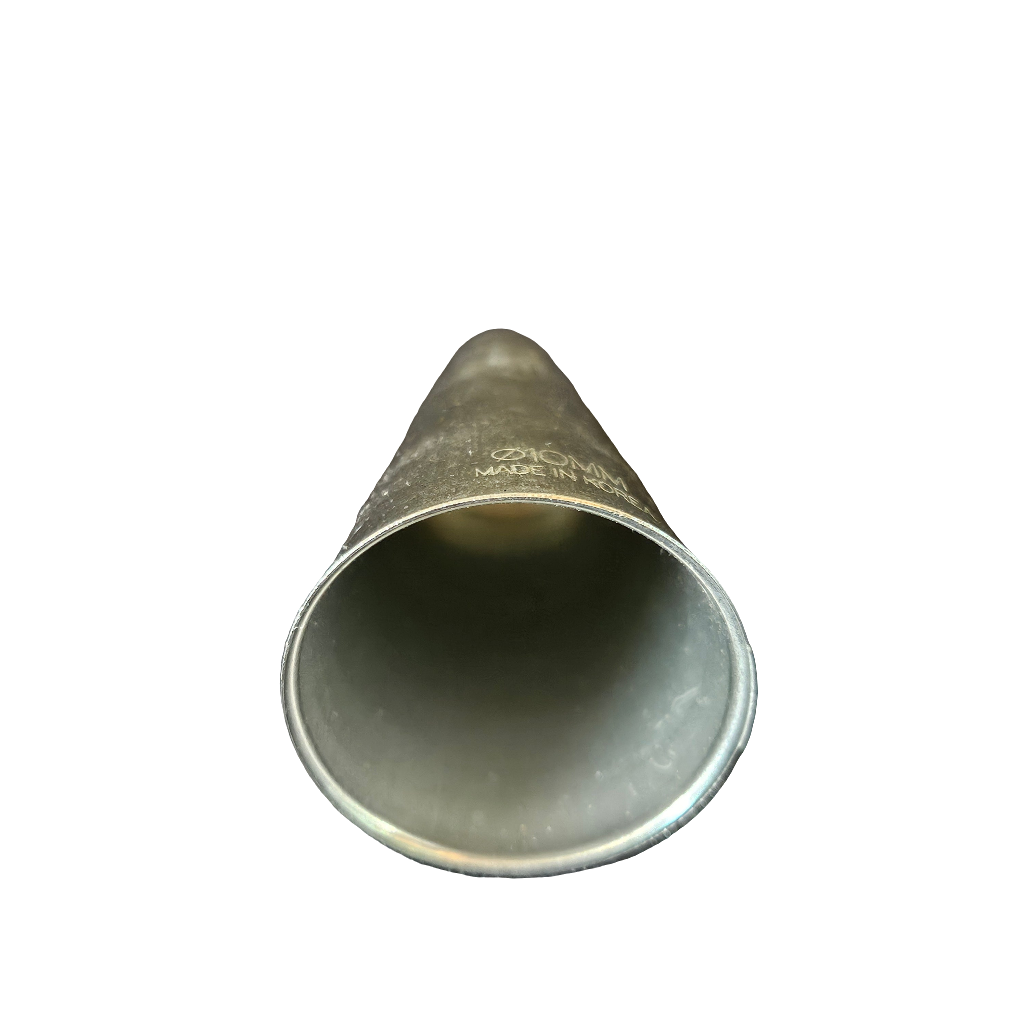 Douille en inox unie 10mm