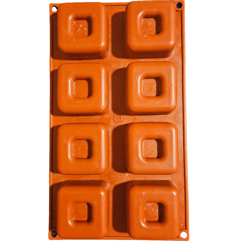 Moule en silicone babas carrés creux Déco Relief