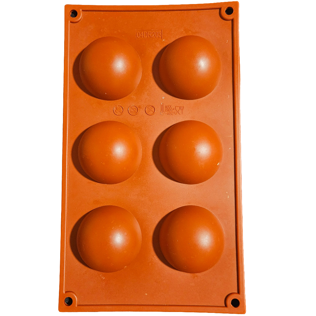 Moule en silicone Demi sphères Déco Relief 6cm