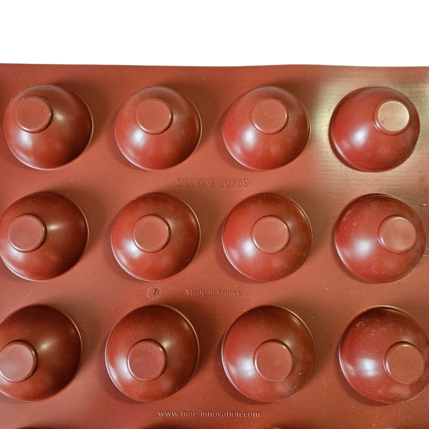 Moule en silicone demi sphère Maé innovation 7cm 40 x 60