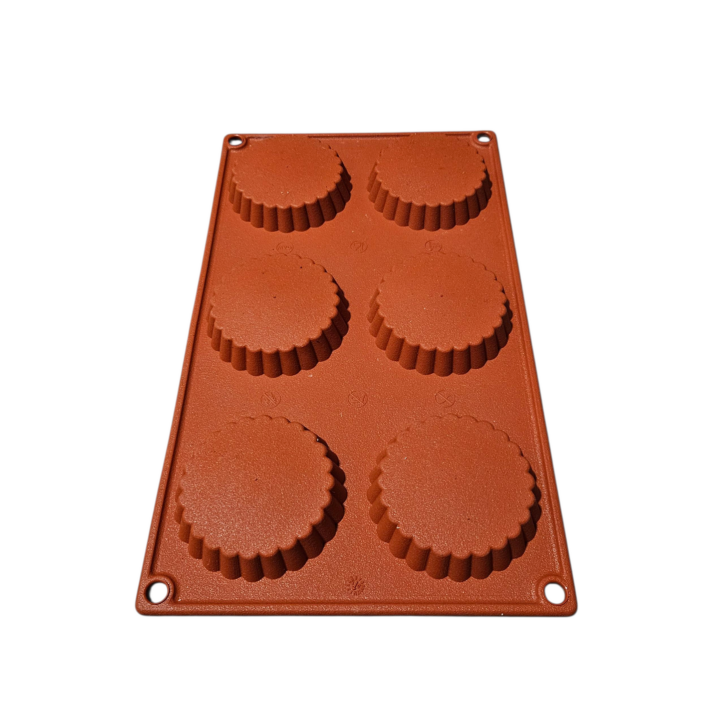 Moule en silicone tartelettes cannelées Gastroflex