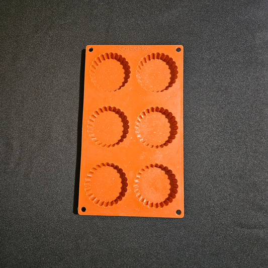 Moule en silicone tartelettes cannelées Gastroflex