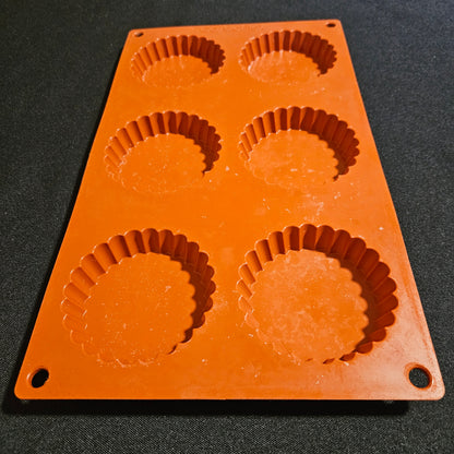 Moule en silicone tartelettes cannelées Gastroflex