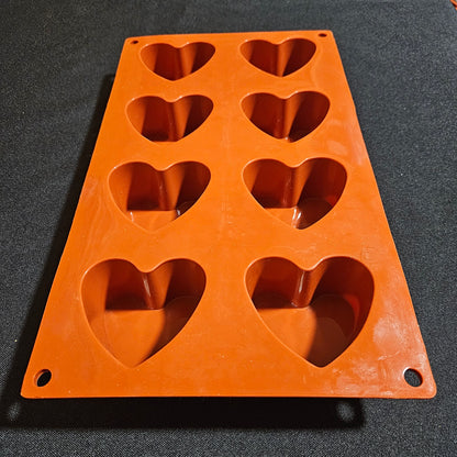 Moule en silicone cœurs Pavoni