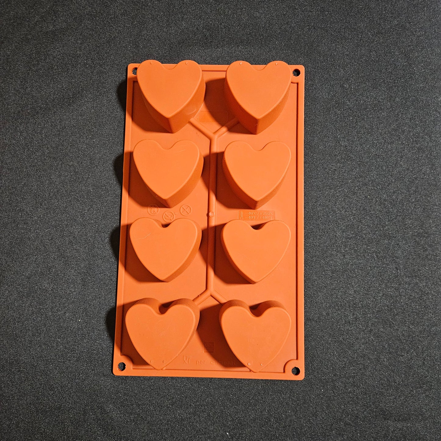 Moule en silicone cœurs Pavoni