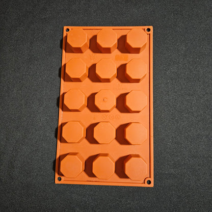 Moule en silicone mini octogones Silikomart