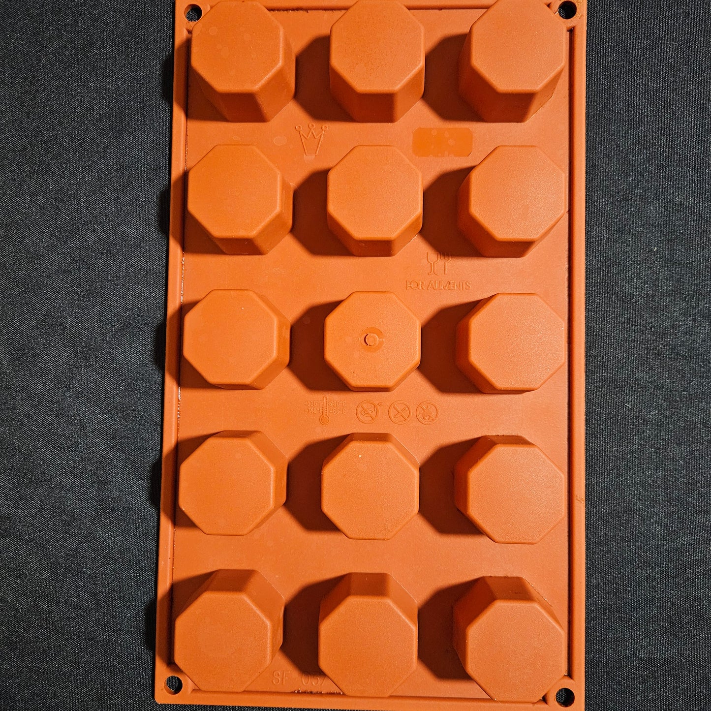 Moule en silicone mini octogones Silikomart