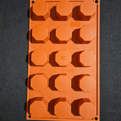 Moule en silicone mini octogones Silikomart