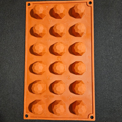 Moule en silicone mini diamants Silikomart
