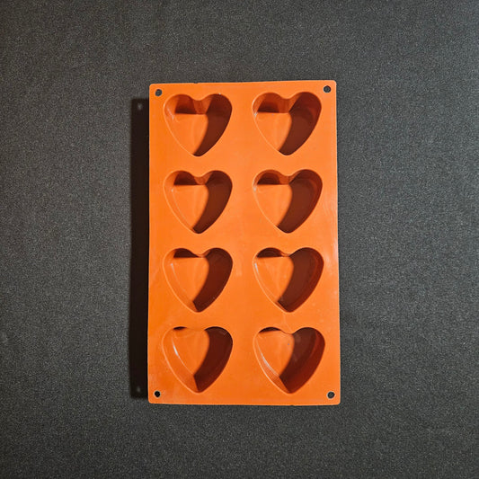 Moule en silicone cœurs Silikomart