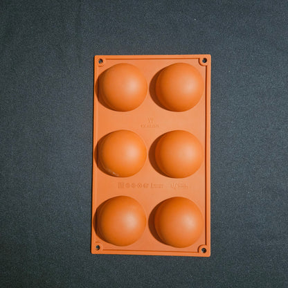 Moule en silicone demi sphères Silikomart 7cm