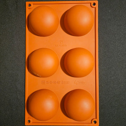 Moule en silicone demi sphères Silikomart 7cm