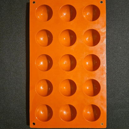 Moule en silicone demi sphères Silikomart 4cm