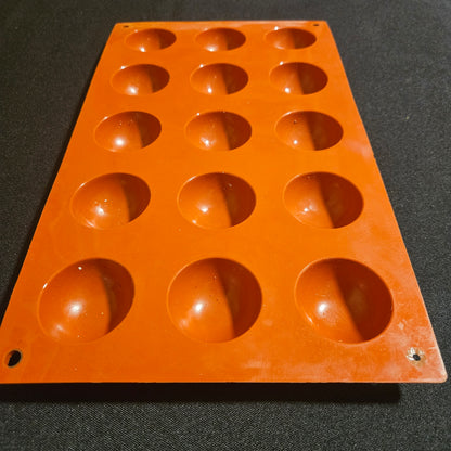 Moule en silicone demi sphères Silikomart 4cm