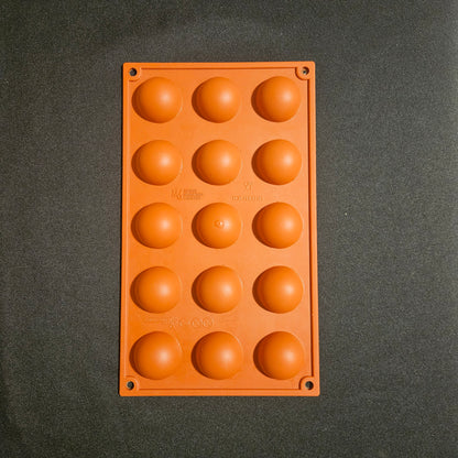 Moule en silicone demi sphères Silikomart 4cm