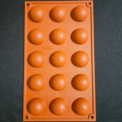 Moule en silicone demi sphères Silikomart 4cm