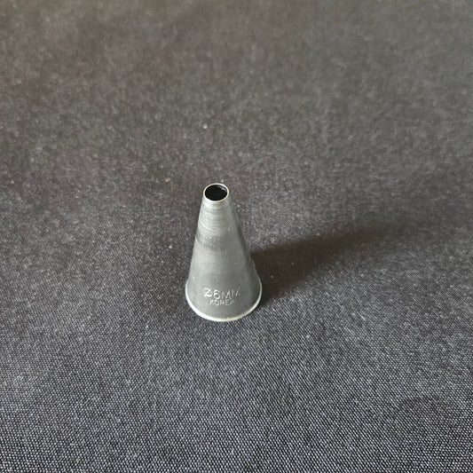 Douille en inox unie 06mm
