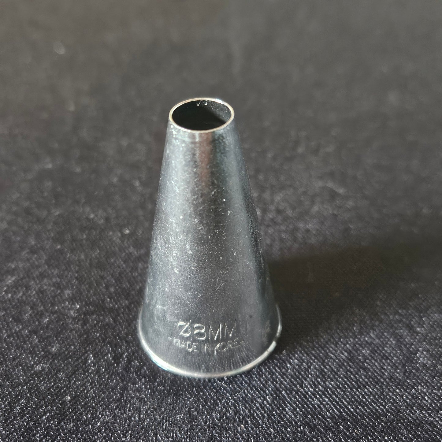 Douille en inox unie 08mm