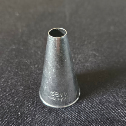 Douille en inox unie 08mm