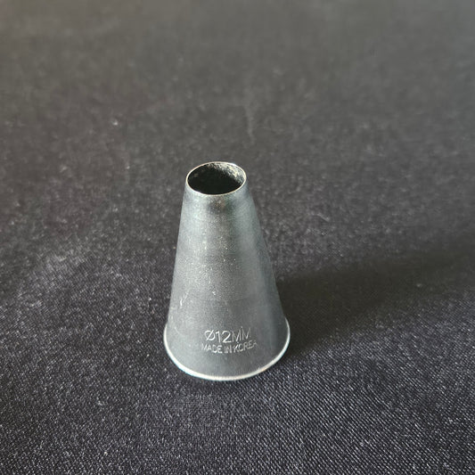 Douille en inox unie 12mm