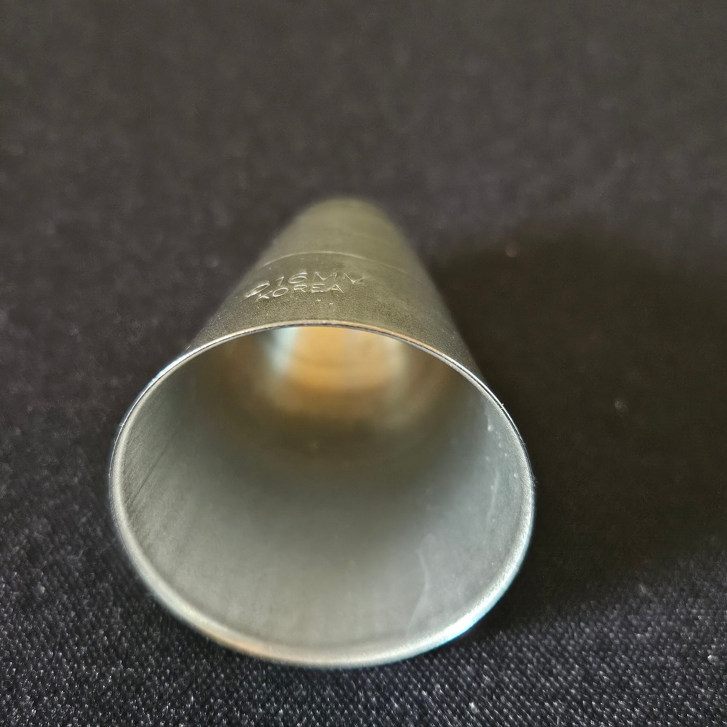 Douille en inox unie 16mm