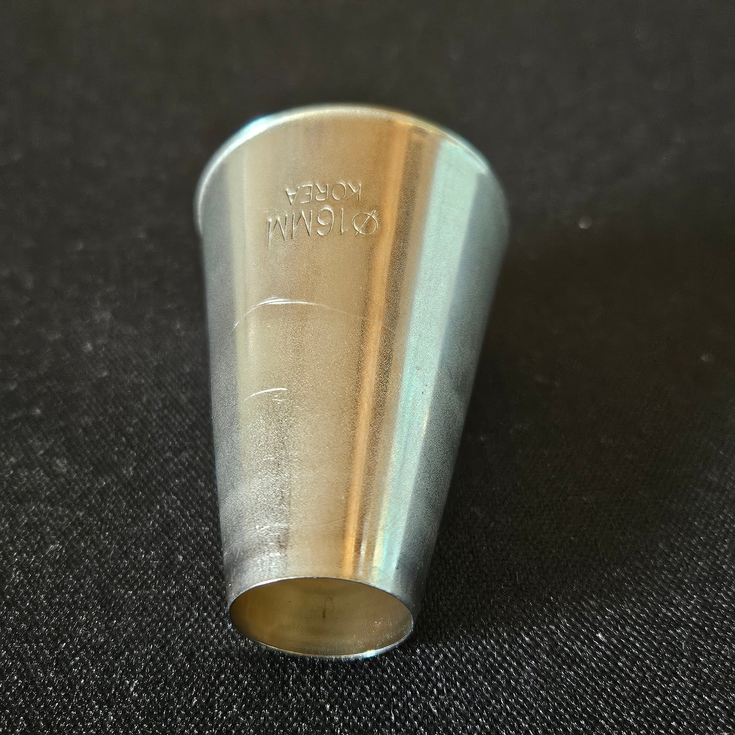Douille en inox unie 16mm