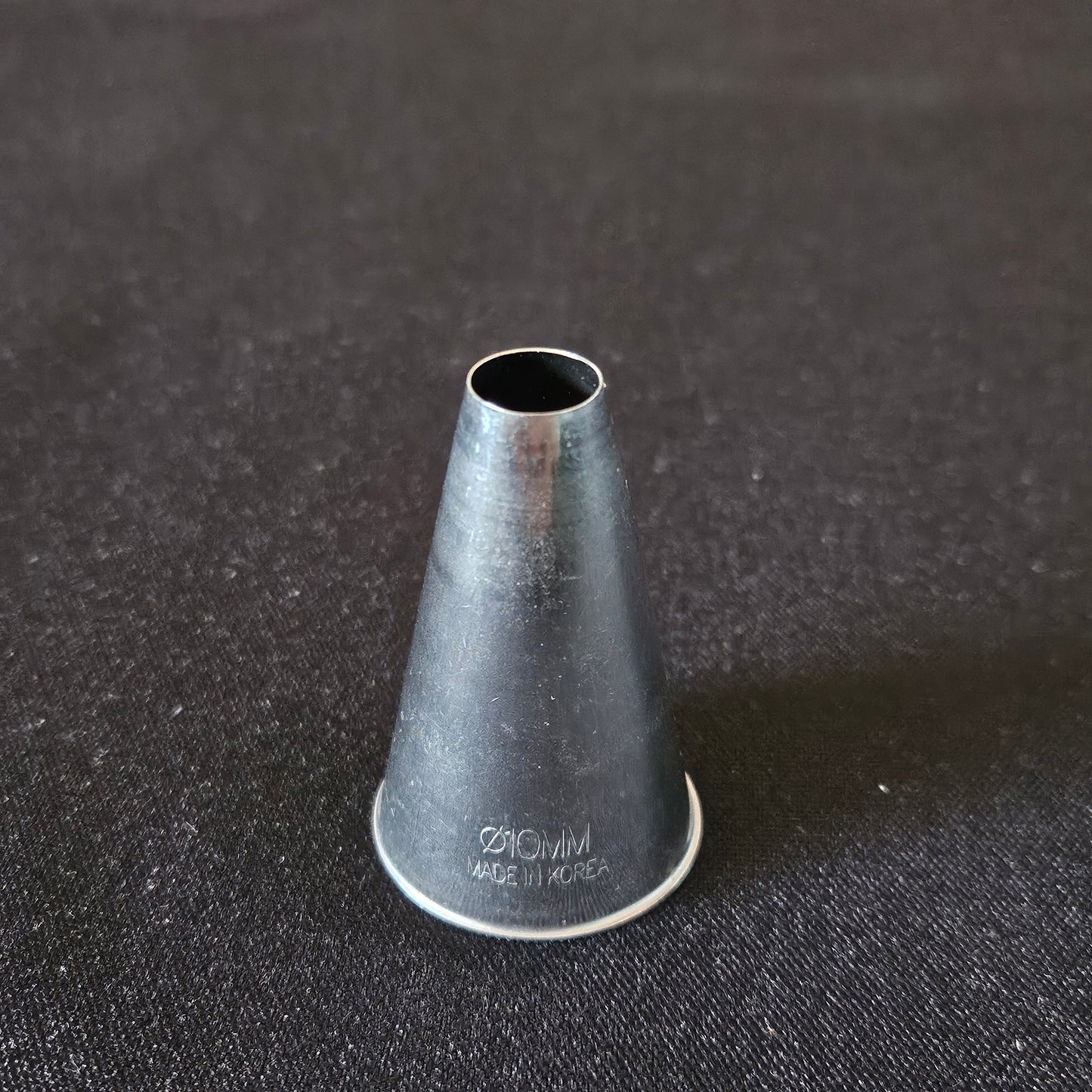 Douille en inox unie 10mm