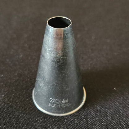 Douille en inox unie 10mm