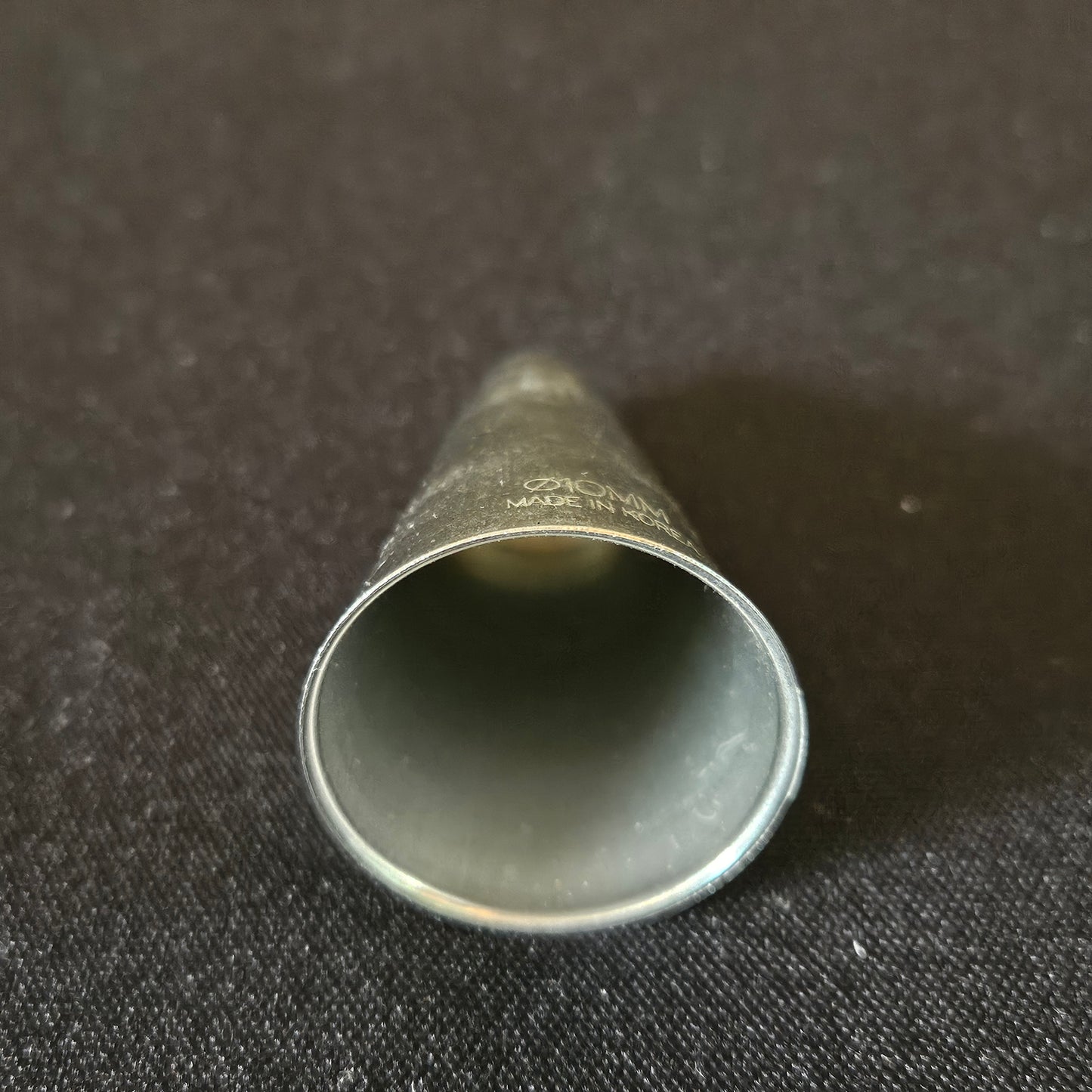 Douille en inox unie 10mm