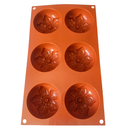 Moule en silicone grandes fleurs Silikomart