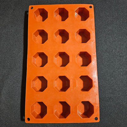 Moule en silicone mini octogones Pavoni