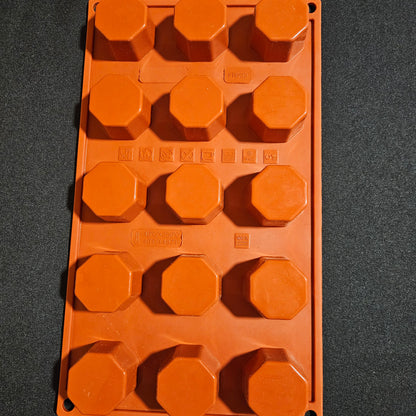 Moule en silicone mini octogones Pavoni