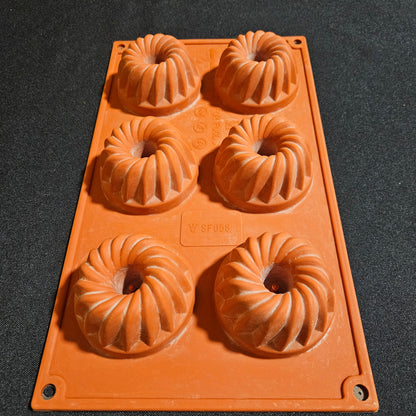 Moule en silicone 6 kouglofs Silikomart