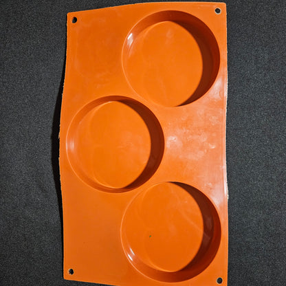 Moule en silicone 3 grands ronds Silikomart
