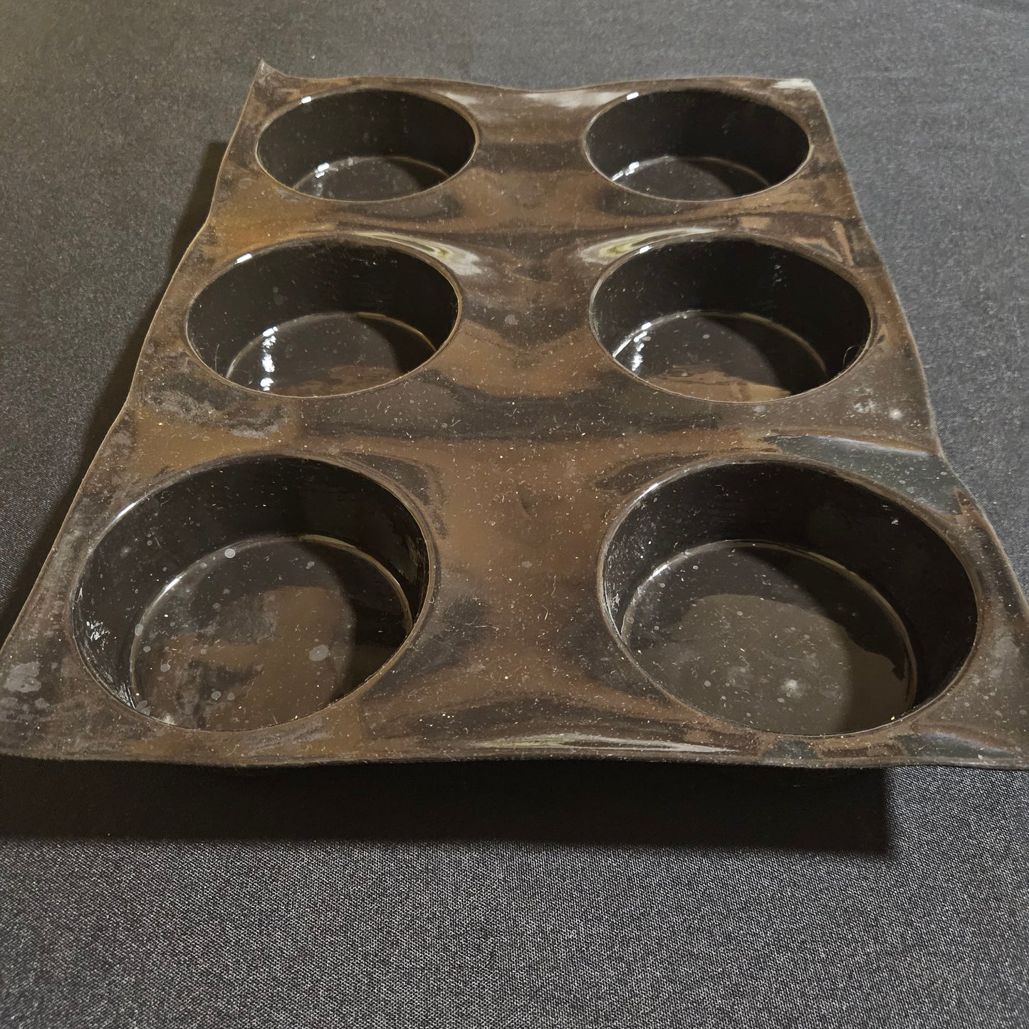 Moule en silicone 6 grands ronds Flexipan