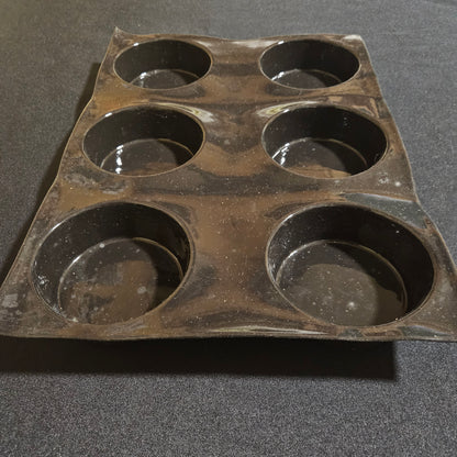 Moule en silicone 6 grands ronds Flexipan