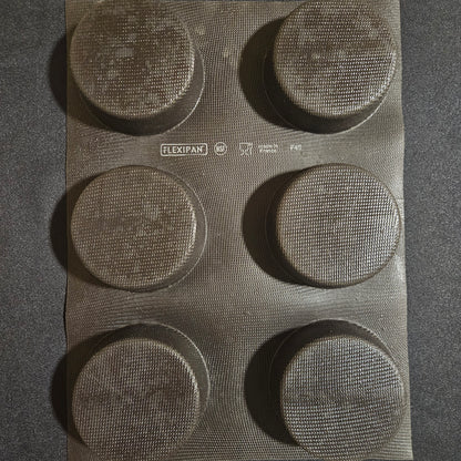 Moule en silicone 6 grands ronds Flexipan