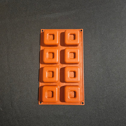 Moule en silicone babas carrés creux  Déco Relief